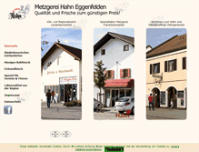 Tablet Screenshot of metzgerei-hahn.de